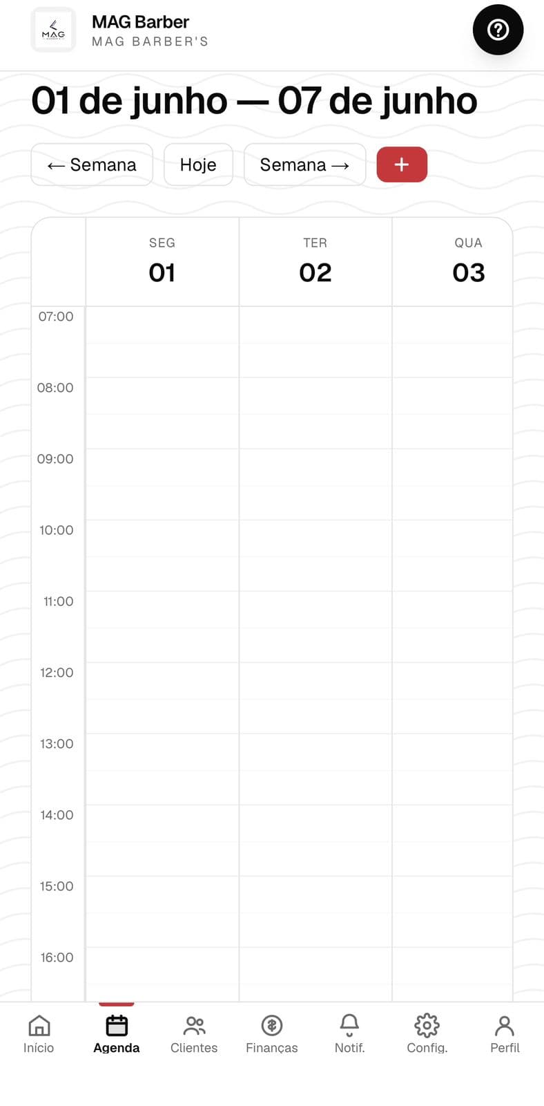 Agenda semanal