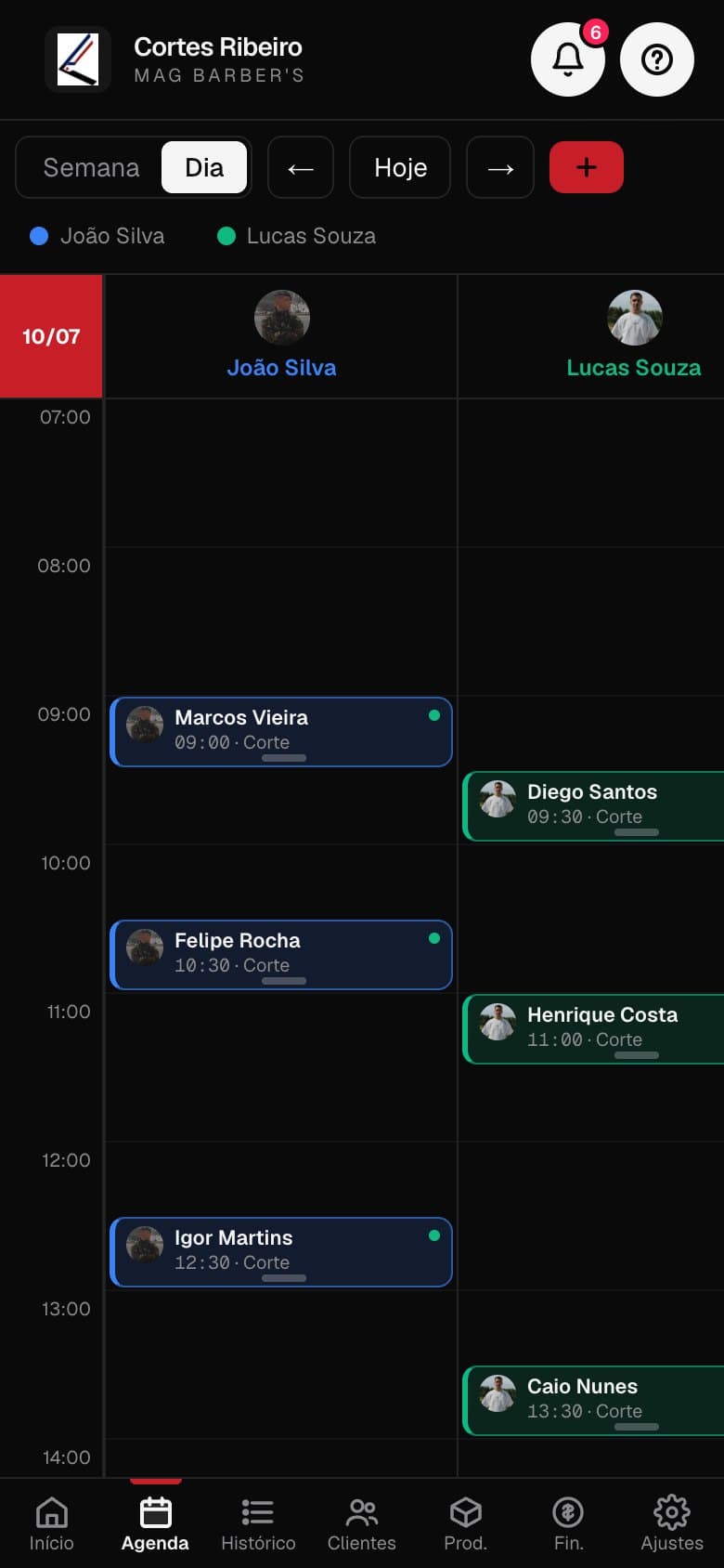 Agenda semanal
